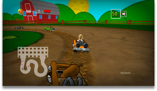Dirchie Kart Game Screen Shot 2